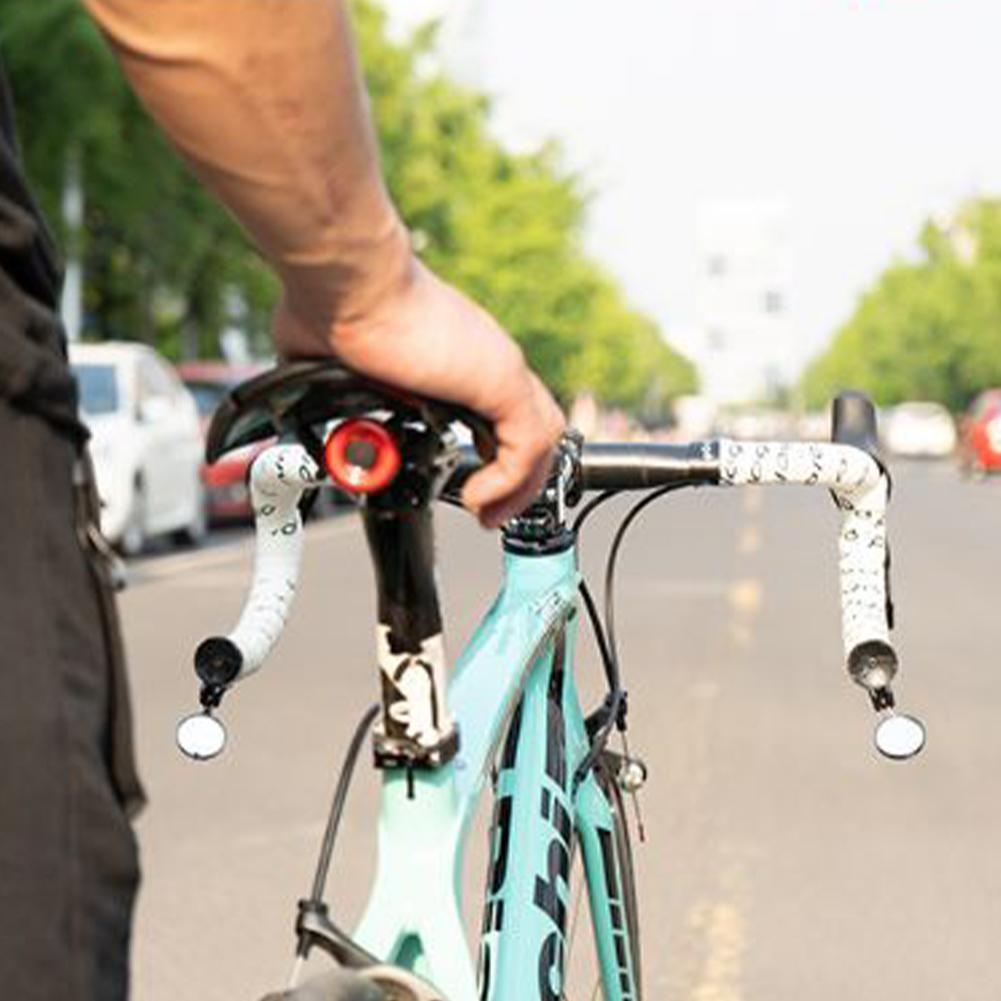Rearview Rear View Mirror Bicycle Mirror Adjustable Mini Bicycle Rearview Mirror for Road Bike Handlebar Flexible Safe