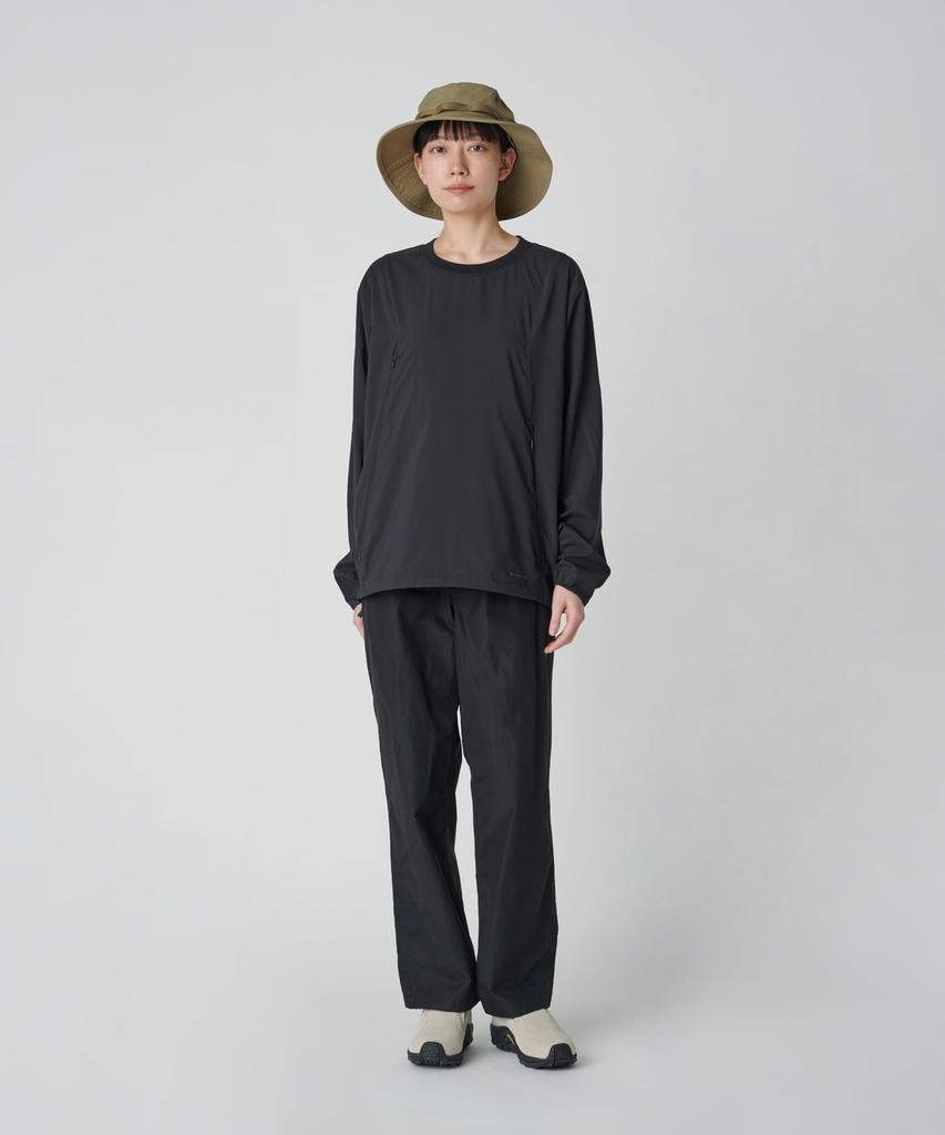 Snow Peak Light Mountain Cloth size for and outdoor Pants, S, BLACK, PA-25SU103 (Suitable festivals, camping, activities)