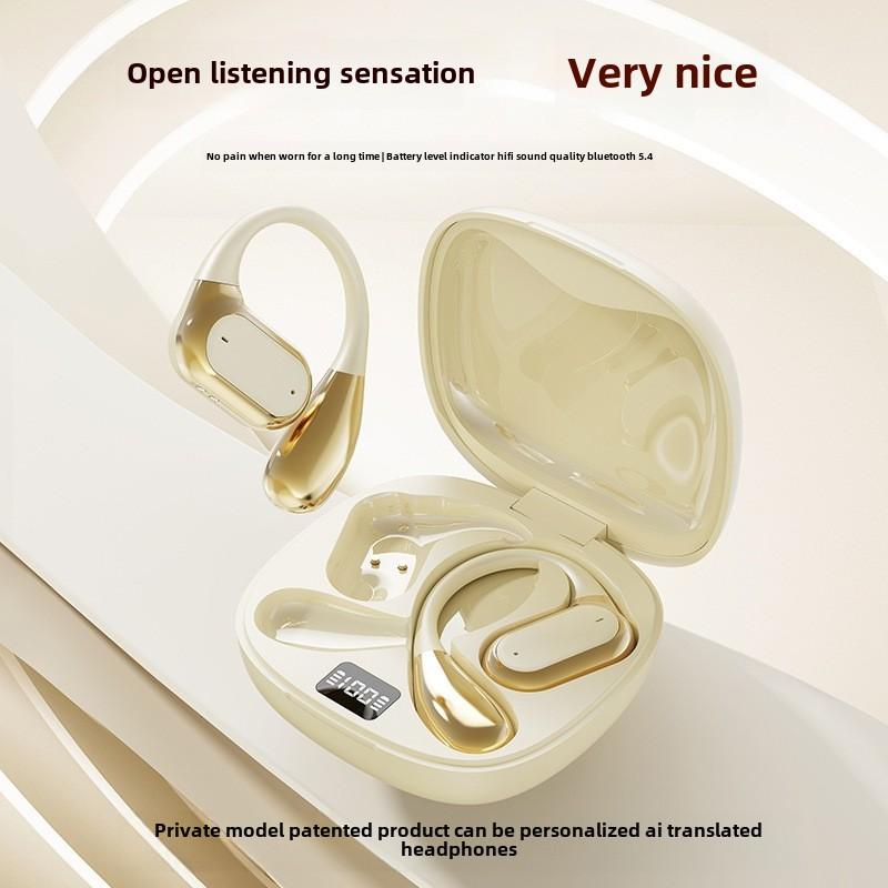 OWS Open Ear-free Pain-free Hanging Ear 9D Bluetooth Wireless Headset Magnetic Sports Earplugs Wireless Noise Cancelling Earplug