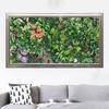 Flower Artificial Eucalyptus Carpet DIY Simulation Maple Plant Sheet  Living Room