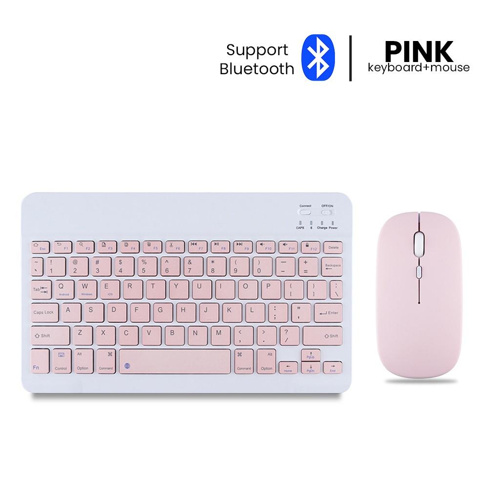 Office ABS 78keys Slim Portable Bluetooth Keyboard Mouse Combo for iPad Tablet Phone Laptop