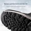 Men's Thickened Winter Snow Boots - Non-Slip, Plush, Warm, Casual Cotton Footwear