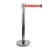 Stainless Steel Retractable Belt Barrier Stanchion