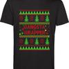 Gangsta Wrapper T Shirt Holiday Time Ugly Christmas Xmas