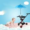 Children's UV Protection Sunshade Stroller Umbrella UV Protection Sun Manual Control Baby Walker Umbrella