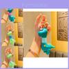 Adorable Retractable Dinosaur Keychain Cute Cartoon Design For Kids And Adults