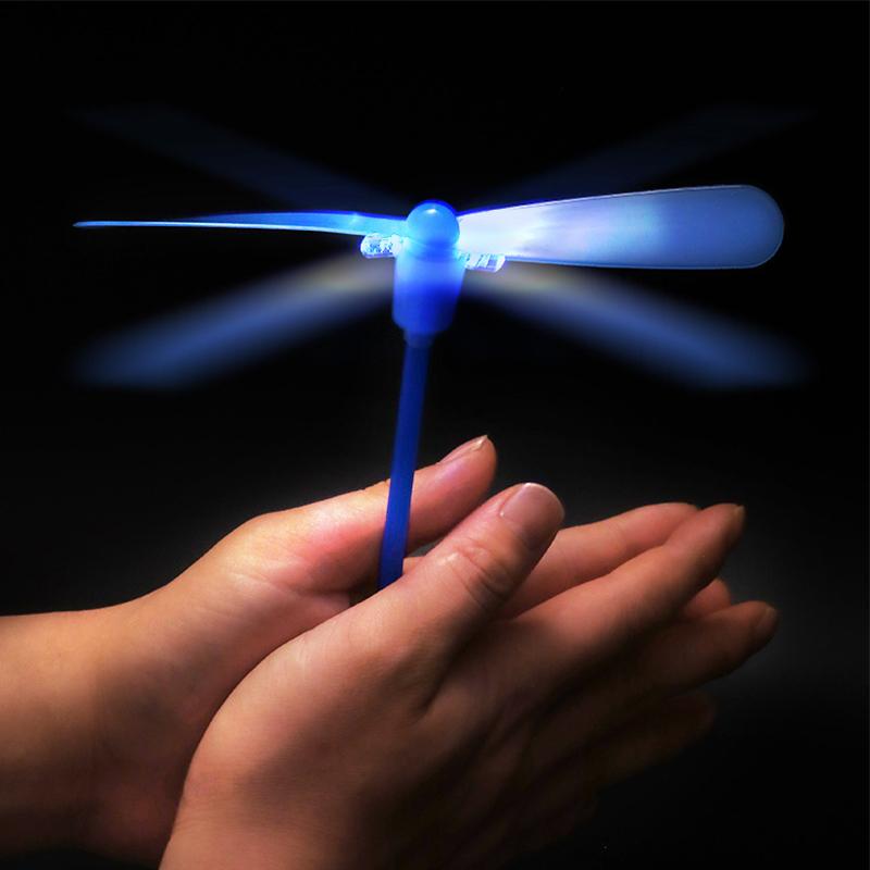 Outdoor Glow Toys Glow Sticks Bamboo Dragonfly Stall  Sale Glow Flash Toys