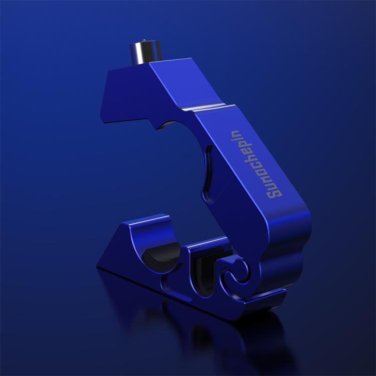 

Мотоциклетный замок дроссельной заслонки руль безопасности противоугонный замок ручки модифицированные детали для электрического велосипеда скутера синий