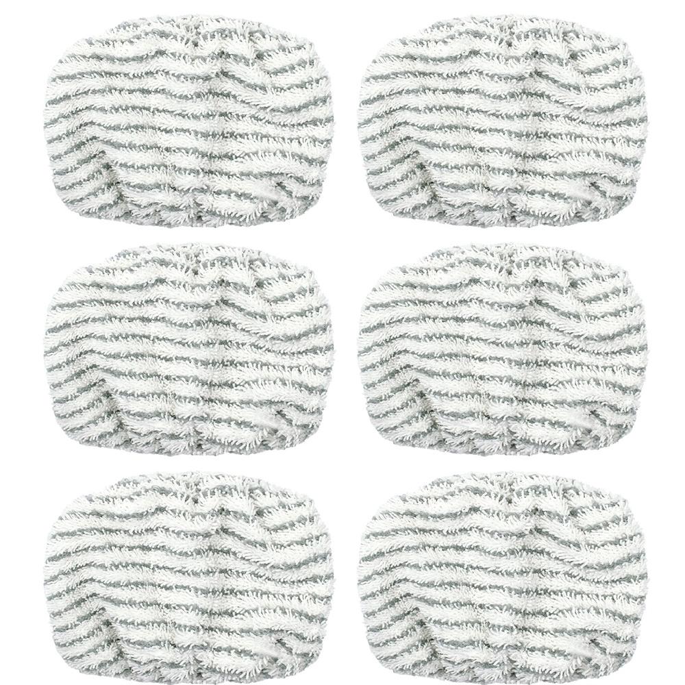 12 Stück Dampfmopp Tuchbezug Mikrofaser Moppkopf Hülle Holz Marmor Boden Wischlappen für Rowenta ZRO05801 RY7/RY8 Serie