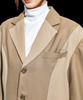 Reculer Two Type Mixed Jacket Beige