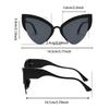 Women INS Brand Triangular Sunglasses Fashion Street Personalized Trends Sun Glasses Retro Cat Eyes Anti UV Beach Shades