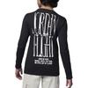 Jordan Camiseta Cómoda Casual de Manga Larga con Cuello Redondo e Impresión de Letras MJ para Niños Tops Negro HQ7115-010