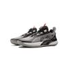 Li Ning Kids Mesh Fashion Sports Simple Versatile Comfortable Non-Slip Breathable Low-Top Basketball Shoes Kids sneaker Gray Black YKBV024-5