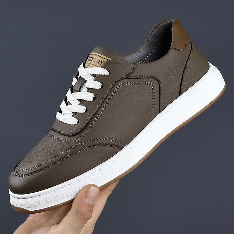 Fashion Simple Handmade Men's Casual Shoes Leisure Walk Walking Shoes Comfortable Lace-Up Sneakers Tenis Masculino Man Treking Footwear