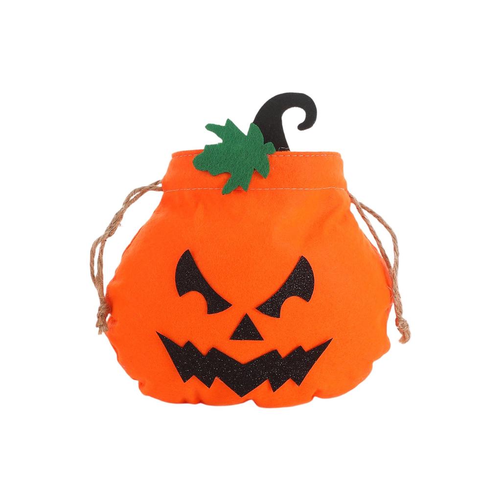 Halloween Decorations Pumpkin Ghost- Face Handbag Ghost- Festival Children's Candy Gift Bag Pumpkin Bag