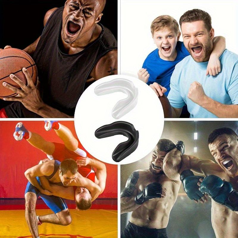 10pcs Silicone Sports Mouth Guards for Boxing, Basketball, Soccer, Hockey, Karate, Football - Protective Dental Mouth Protectors for Contact Sports
