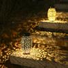 Solar Power Energy LED Lantern Light Outdoor Hanging Lamp IP44 Water Resistance for Patio Garden Courtyard Pathway