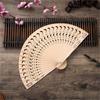 Portable Traditional Engraved Wooden Folding Fan With Lightweight Design Ideal For Cultural Celebrations