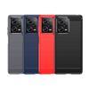 For Cover Poco X5 Pro 5G Case Poco X3 X4 M3 M4 X5 Pro 5G Capas Bumper Carbon Fiber Soft TPU Cover Poco X5 Pro 5G Fundas