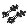 1 Pair 24 Teeth Climbing Crampons Stainless Steel Antiskid Outdoor Snow Ice Shoe CoversBlack L