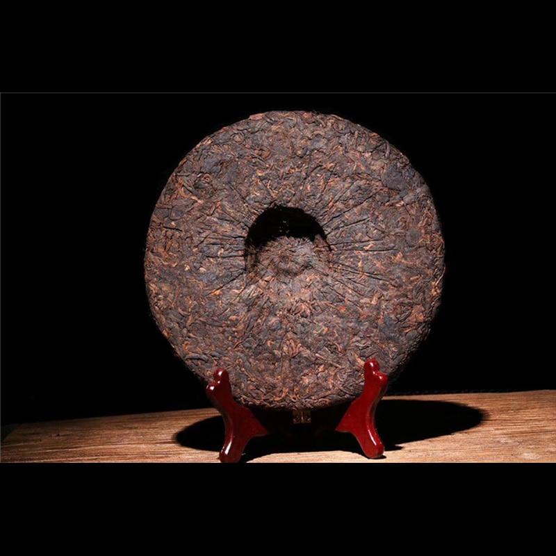 2017 Bulang Mountain Shu Puer Tea Menghai Qizi Handmade Aroma Ripe Puerh Tea 357g