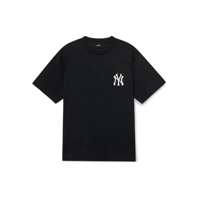New MLB New York Yankees T Shirts Unisex Black 3ATSU2033-50BKS