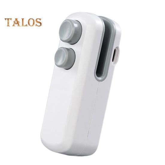 

Міні-запаювач для поліетиленових пакетів 2-в-1 Термозварювальний різак Перезаряджуваний магнітний затиск Багаторазовий запаювач для свіжості їжі для домашньої кухні кафе A білий