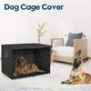 Outdoor Dog Crate Cover Rainproof Dust Windproof Pet Kennel Cover Universal Pet Breathable Kennel Cage Covering