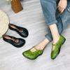 Flats Damesschoenen Ronde Neus Casual Ondiep Zacht Handgemaakt Concise Damesschoenen