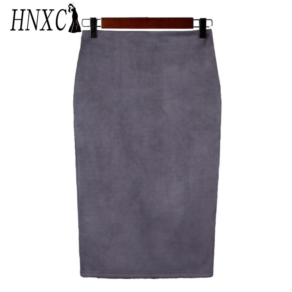 HNXC Women's Fashion Casual Solid Color Print Summer Spring Skirt