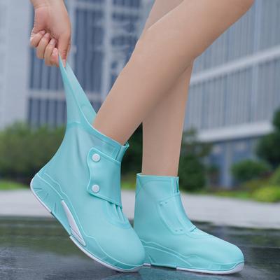 Orginal Galoshes Overshoes Men Women Rain Water Proof Shoe Covers Boot Protection Overshoes Wearing Portable White Shoe Cover