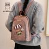 Modische Damen-Handtasche Cartoon Niedlich Reise-Tasche Damen-Rucksack Rucksack mit großem Fassungsvermögen