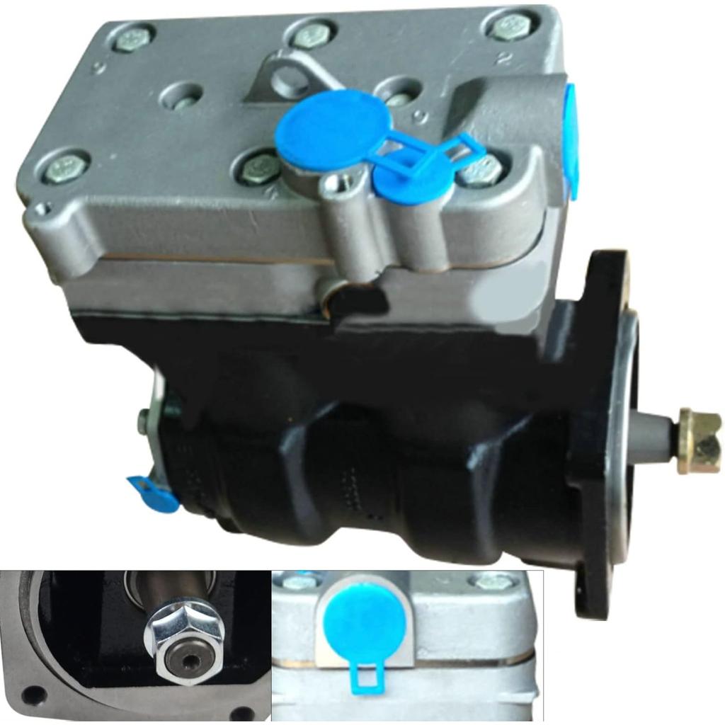 BYMAOCAR Air Brake Compressor, Suitable for Volvo D12, D12A, D12C Engines Air Compressor 85000396, 20701801, 20547525