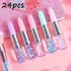 24Pcs Neutral Pens Gel Pens Students Writing Pen Adorable Design Lipstick Gel Pen Novelty Writing Pen Gel Pen Students Office School Writing Gifts Sta