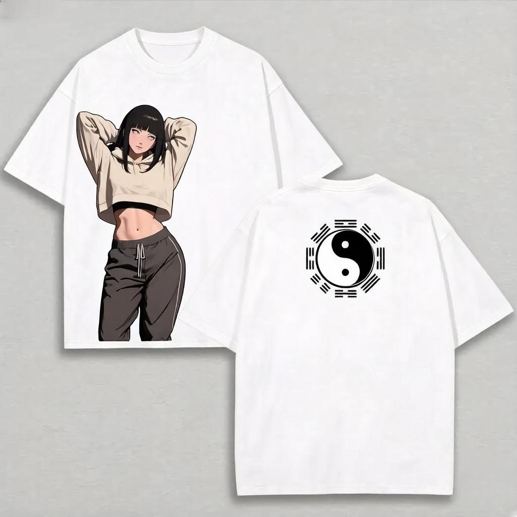Sasuke Umitafu Men's T-shirt Susanouhu Anime Pattern Cotton Streetwear Manga Style Manamaru Ninja Eye