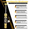 1 4 Inch Valve Core Remover Dual Valve And Sight Glass High Efficiency For Refrigeration System Repair