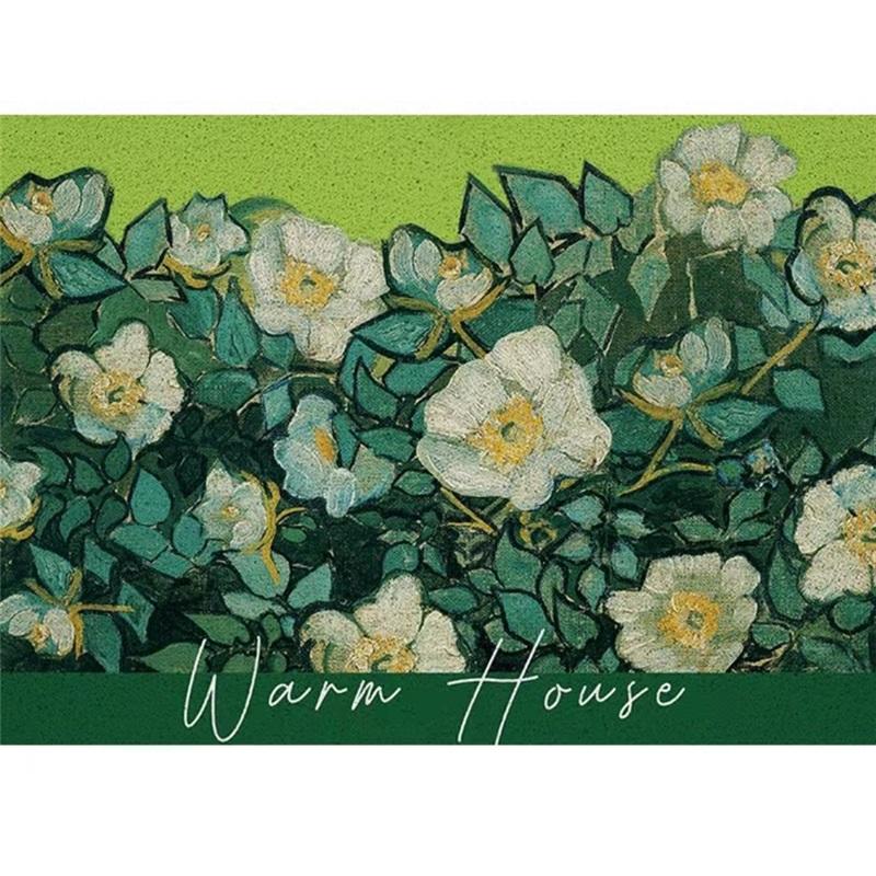 

Home Floor Mat Non Slip Dustproof Entry Door Mat Durable Cuttable Entrance Rug For Front Door Hallway Use 40 x 60cm