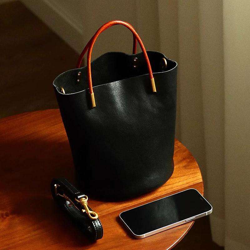 

Women s Bag Japanese Green Bucket Bag Fashion Handbag Simple Versatile Pu Leather Trendy New Exquisite Hardware Zipper Handbag