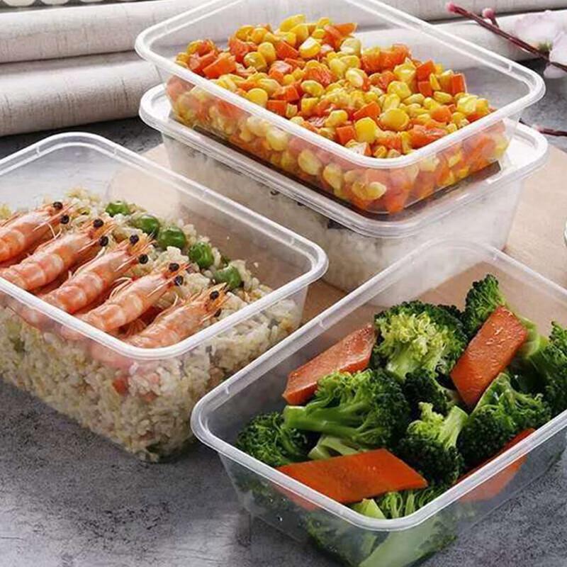 AOmeiyou Disposable Clear Plastic Food Containers