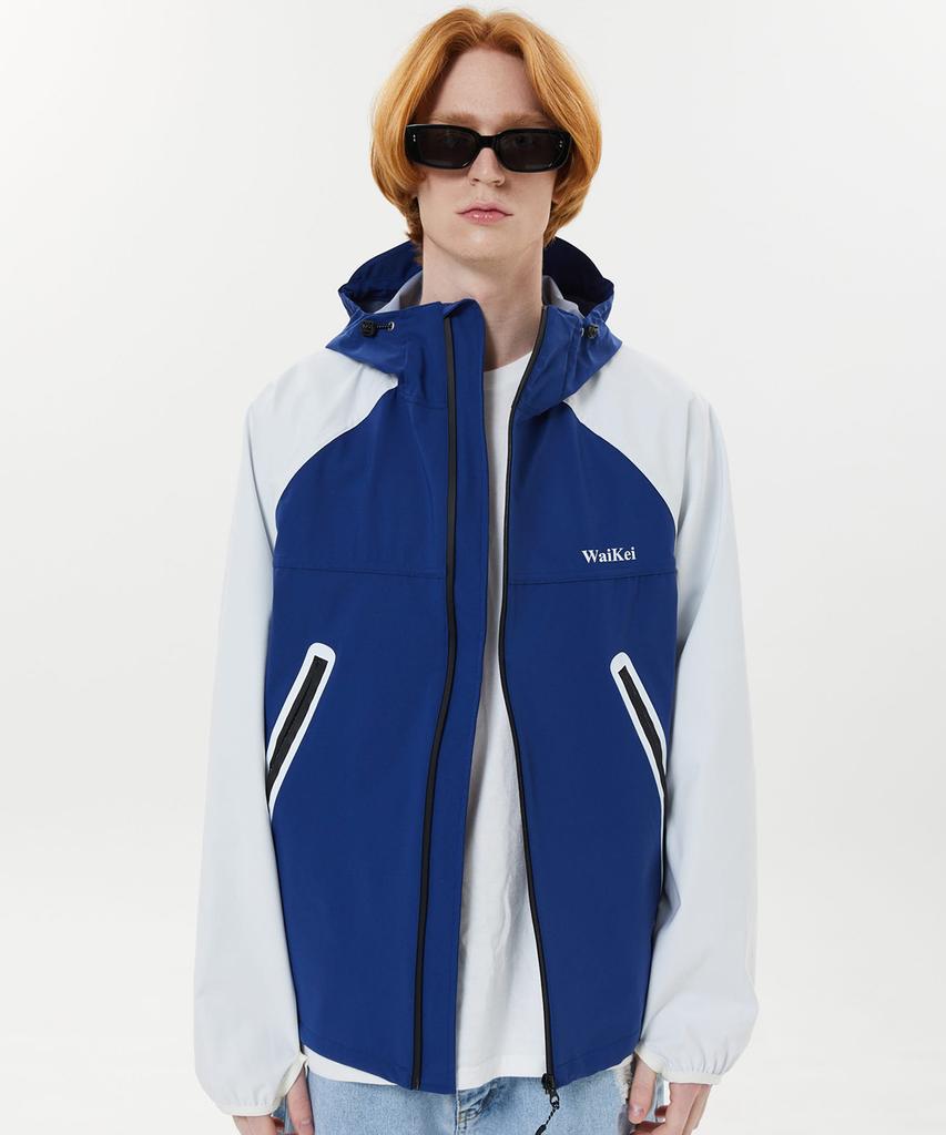 Waikei 3-Layer Windbreaker Jacket Navy