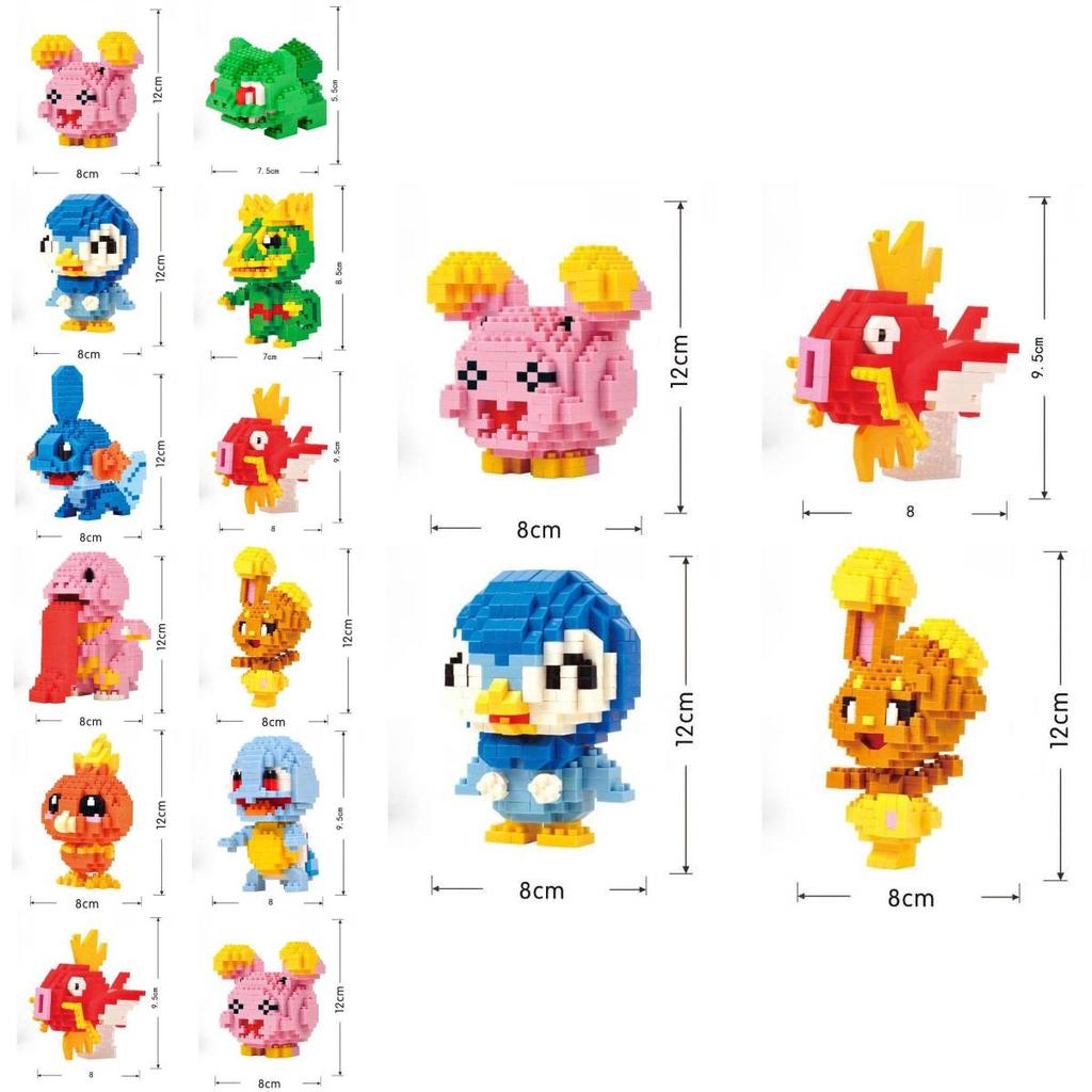 Pokmon Diamond Micro Block Toy Diy Building Kit For Creative Play