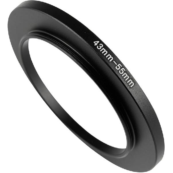 72-77mm Metal Step-Up/Down Ring Adapter Compatible with Mirrorless Cameras DSLR Lens, UV CPL ND Filter Thread Converter, Black