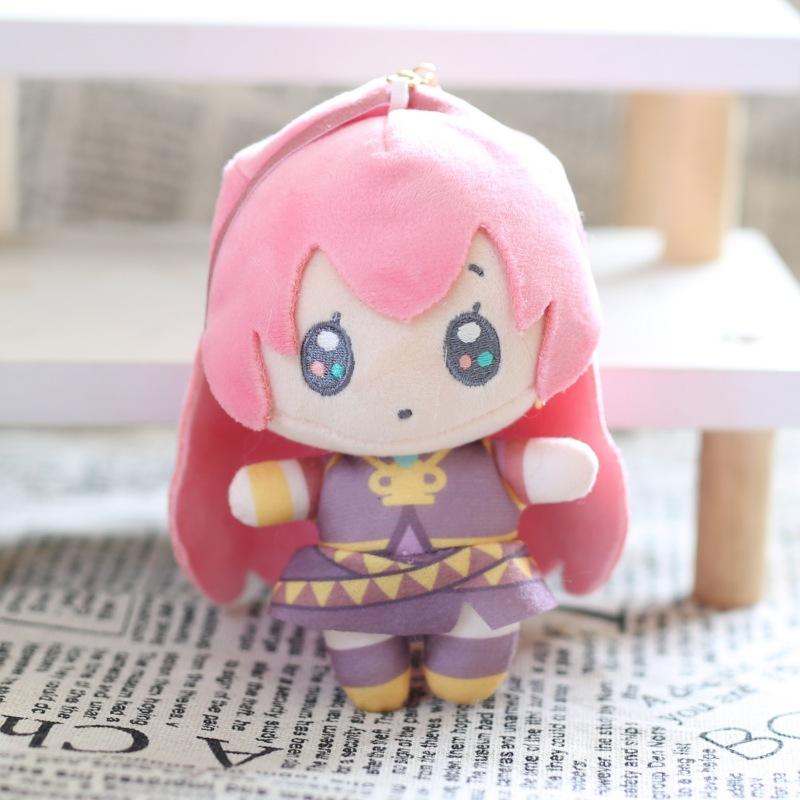 24pcs/lot 12cm Cute anime stuffed Girls' dolls Plush Toys Keyring Pendant Gift bag accessories