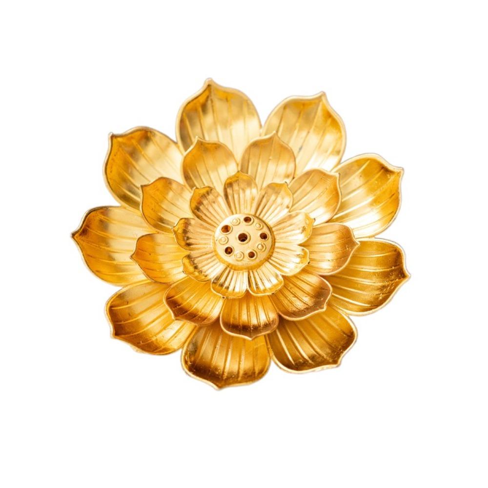 6 Löcher Räucherstäbchenhalter 2/3 Schicht Lotus Aromatherapie Ständer Räuchergefäß Yoga Studios