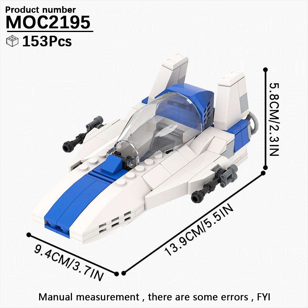 MOOXI Vollständigstes Weltraumkrieg A V X Y Kampfflugzeug Sci-Fi Film Erwachsene Bausteine Set MOC Steine Modellbausatz DIY Diorama Spielzeug