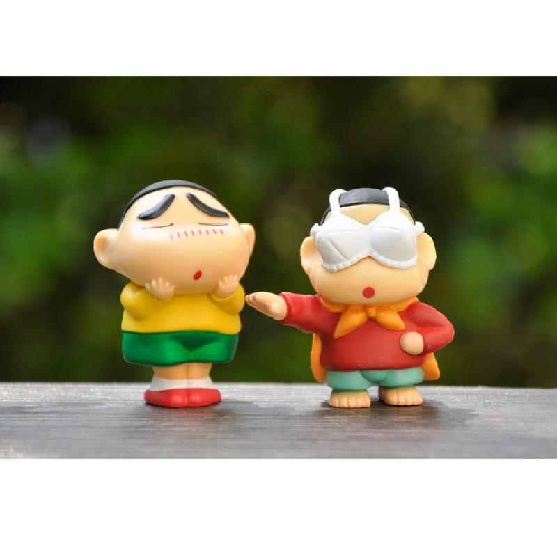 Cartoon Crayon Shinchan Figurines Desktop Ornaments Souvenirs Collectibles Toys