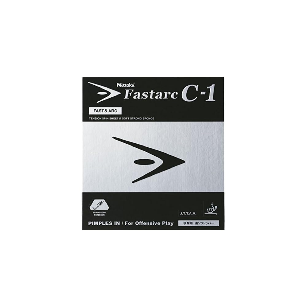 Nittaku Fastark C-1 Table Tennis Rubber Red Thick