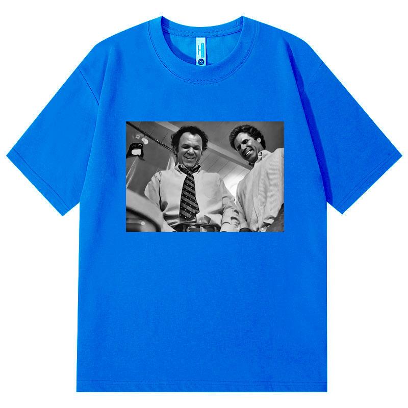 Maglietta Stampata Divertente Film Step Brothers Unisex Moda Unisex Vintage Manica Corta T-shirt Estiva Casual Larga 100% Cotone Magliette