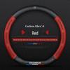 Changan Kuayue D5 Leather & Carbon Fiber Steering Wheel Cover, No-Sew Design