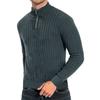 Men's Semi-turtleneck Zipper Sweater Men's Fall/winter Loose Sweater Casual Pullover Long-sleeved Sweater